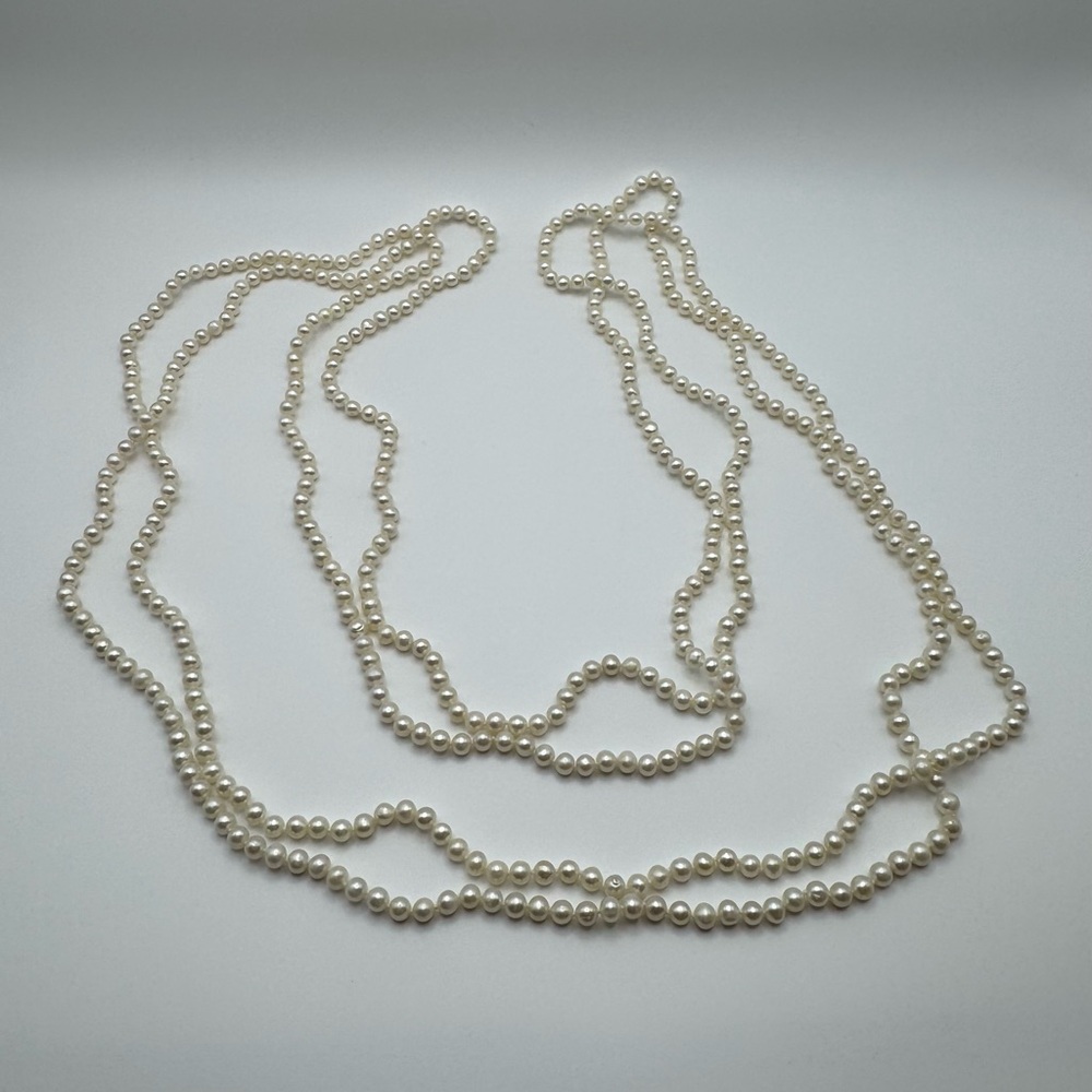Honora Long Pearl Necklace - Picture 2 of 4